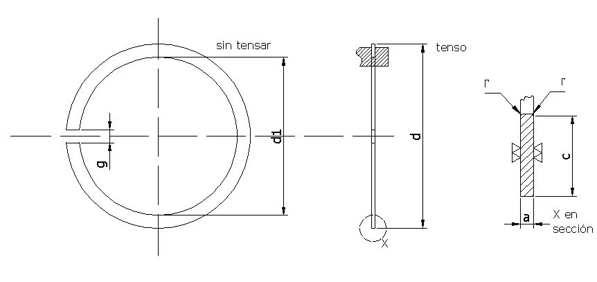 Anillos de retención DIN 5417